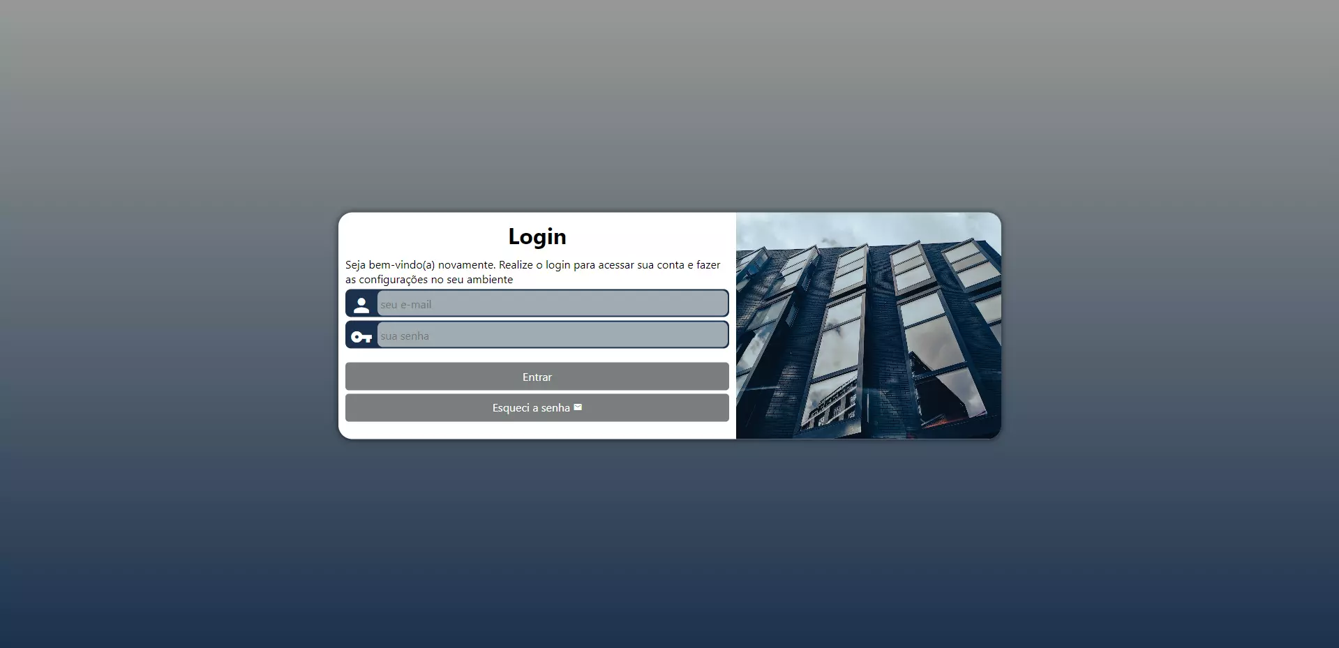 A login page responsive